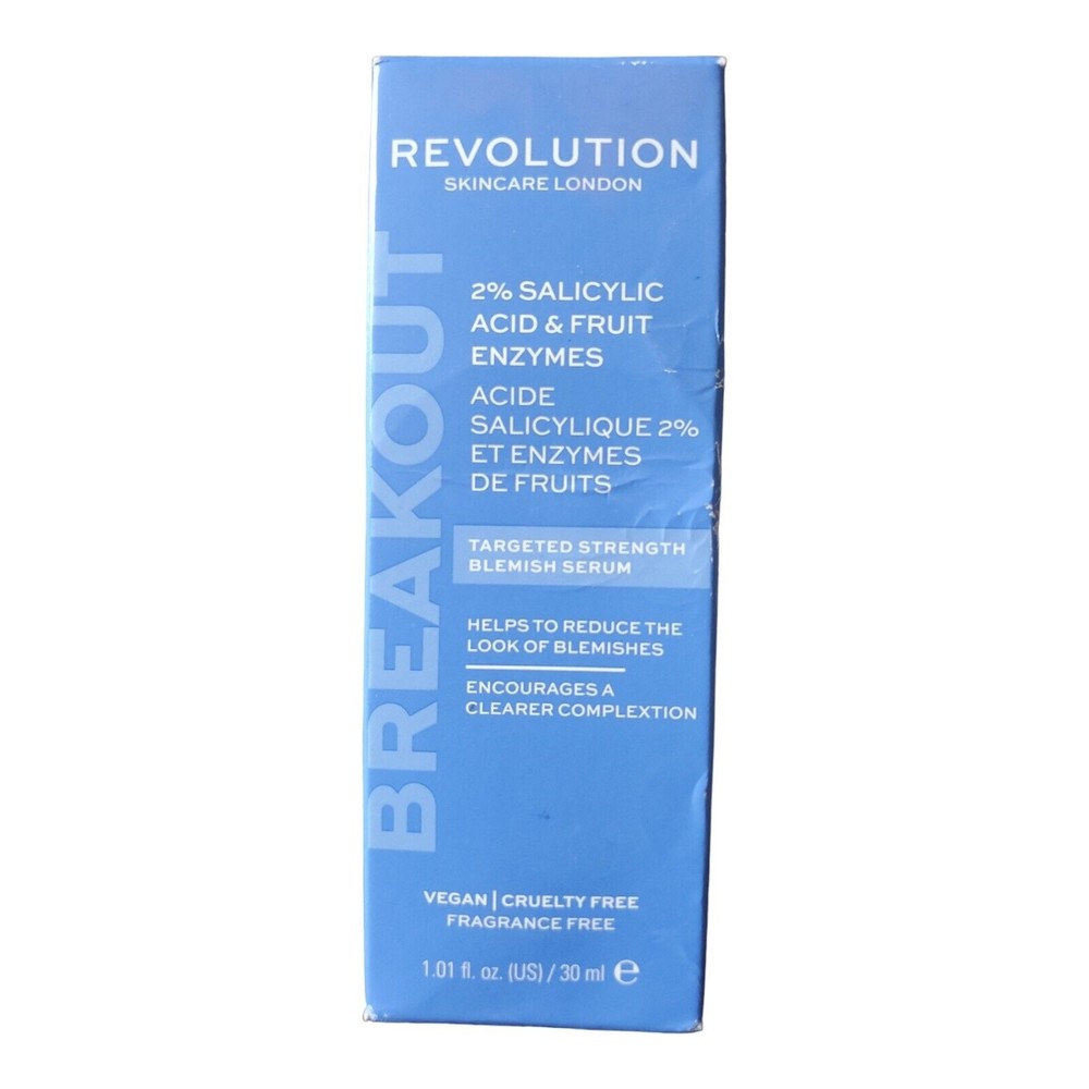 REVOLUTION Skincare London Targeted BLEMISH Serum 1 oz/30ml 2% Salicylic Acid